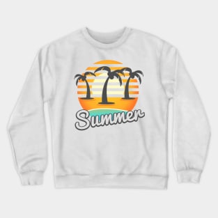 Summer Sunset Crewneck Sweatshirt